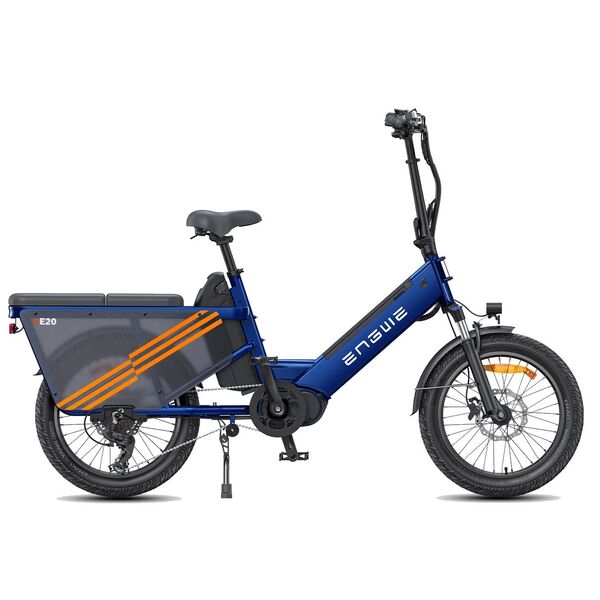 Велосипед 20 электрический Engwe LE20 синий двойной аккумулятор