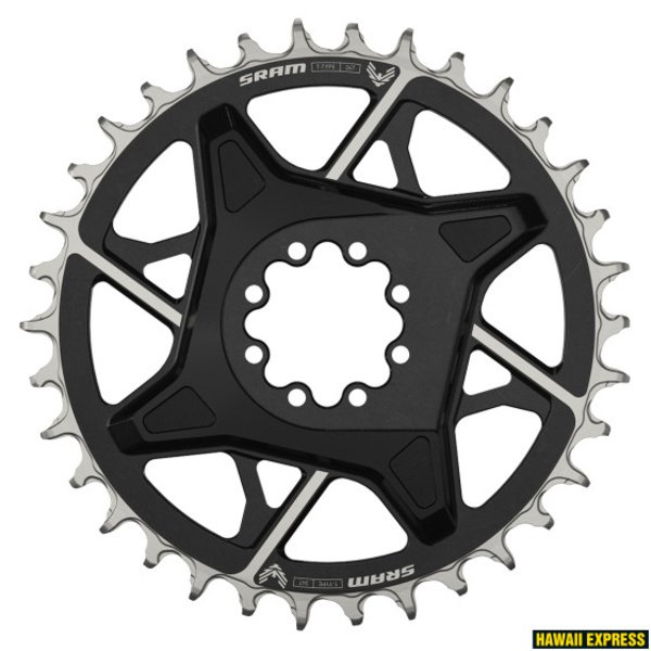 Priekinė žvaigždė SRAM T-TYPE 32T Direct Mount 3mm Offset Eagle (including 8 bolts) Black - X0 D1