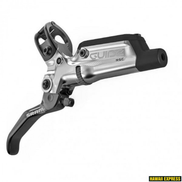 Stabdžių dalis SRAM LEVER ASSEMBLY - ALUMINUM LEVER (ASSEMBLED, NO HOSE, INCLUDES BARB & OLIVE) VERSION 2 SILVER -GUIDE RSC