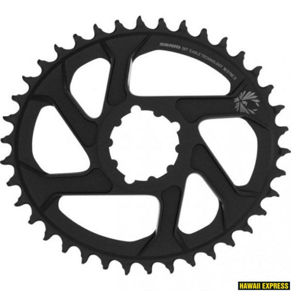 Priekinė žvaigždė SRAM X-SYNC 2 Oval 36T Direct Mount 3mm Offset Boost Alum Eagle Black