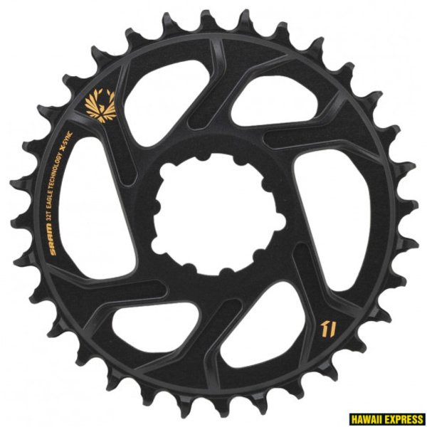 Priekinė žvaigždė SRAM X-SYNC 2 32T Direct Mount 3mm Offset Boost Alum Eagle Gold