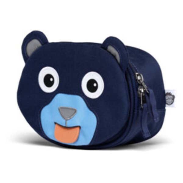 Dviračio krepšelis vaikiškas AFFENZAHN meškiukas mėlynas