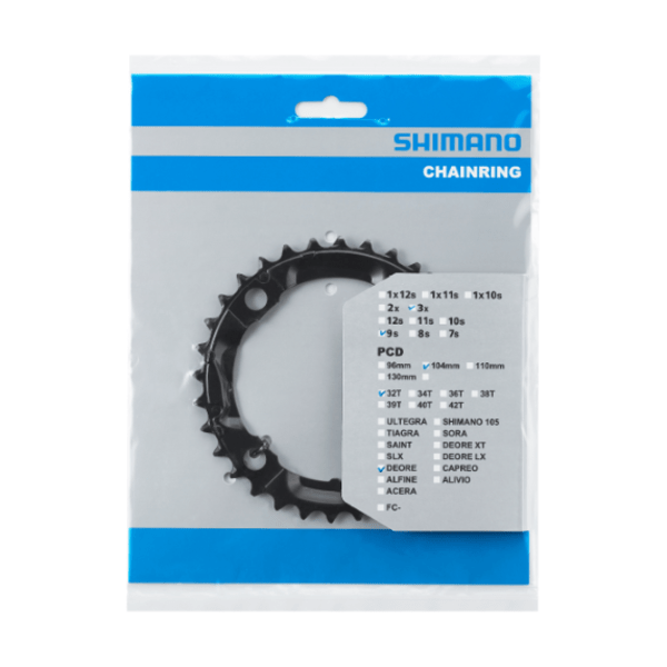 Žvaigždė Shimano 32T Black Deore FC-M590