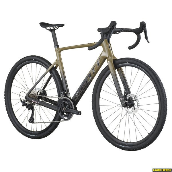 Dviratis 28  SCOTT ADDICT GRAVEL 40 kaki green/carbon black Scott