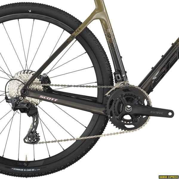 Dviratis 28  SCOTT ADDICT GRAVEL 40 kaki green/carbon black Scott