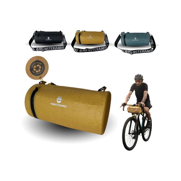 Krepšelis ant vairo MONSTERANDO Travel-Monster  geltonas