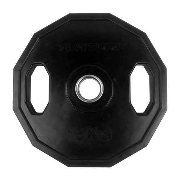 Svorio plok&scaron;tė TUNTURI Olympic Rubber Plate, 50 mm, 15 kg