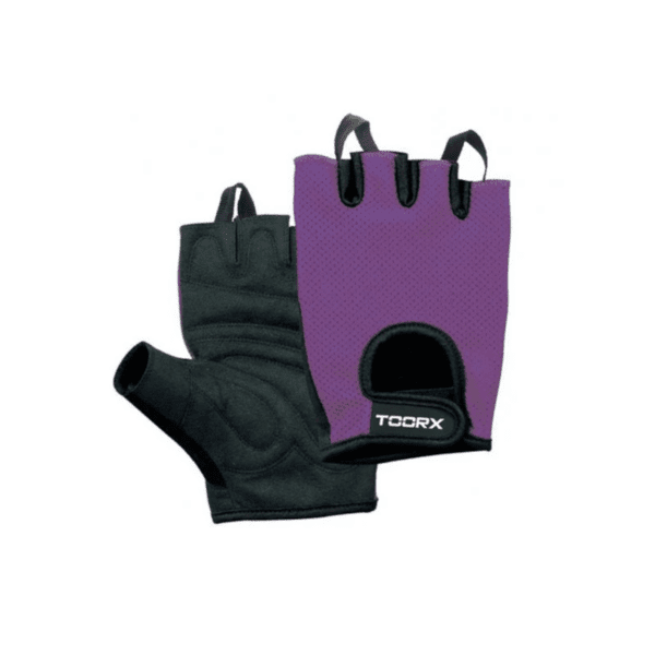 TOORX sunkumų kilnojimo pir&scaron;tinės, violetinės-juodos (L)