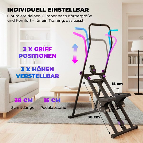 Žingsniavimo treniruoklis CHRISTOPEIT Climber 1000