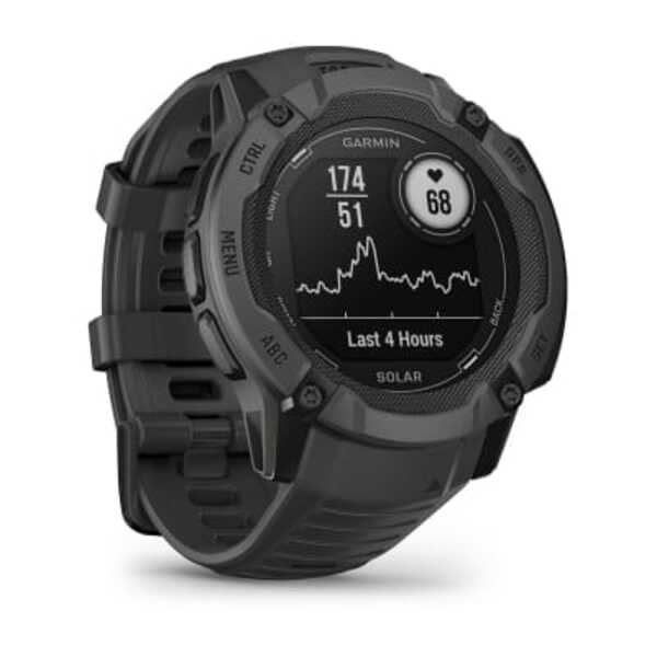 Garmin Instinct&reg; 2X Solar  i&scaron;manusis sportinis laikrodis Grafitas