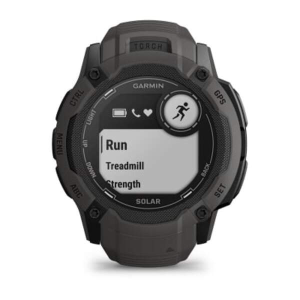 Garmin Instinct&reg; 2X Solar  i&scaron;manusis sportinis laikrodis Grafitas
