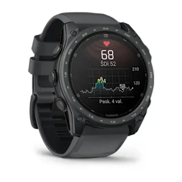Garmin tactix® 8 – 51 mm, AMOLED sportinis laikrodis (pilkos skalūno spalvos „Cerakote®“ danga)