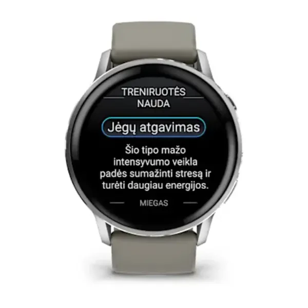 Garmin Venu® 4 – 45 mm Sportinis išmanusis laikrodis (Lunar Silver)