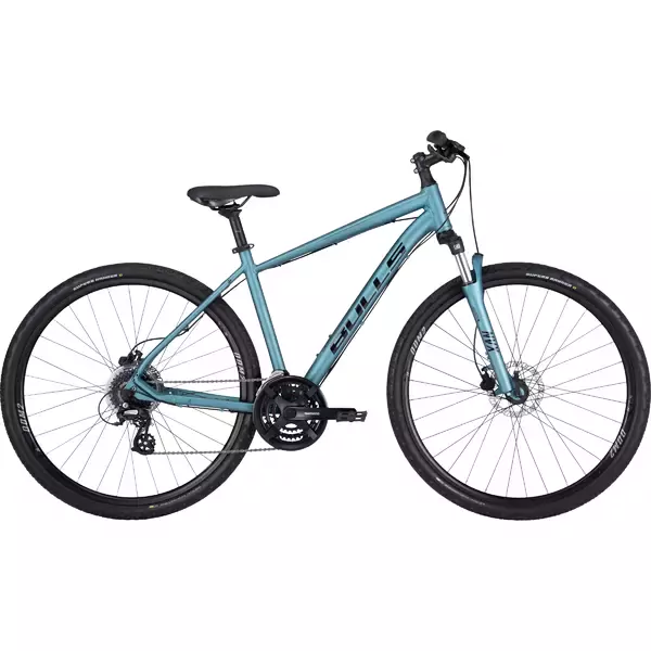 Dviratis 28 Bulls Crossbike 1 vyr. 24g mėlynas 