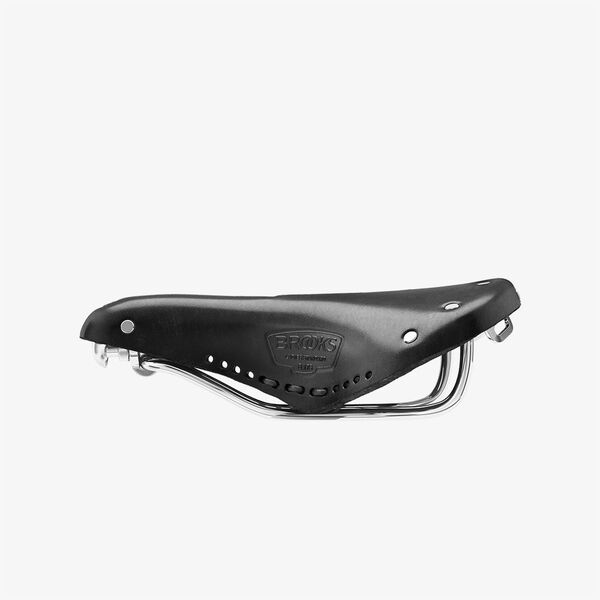 Dviračio balnas Brooks B17 Carved Short Black juodas