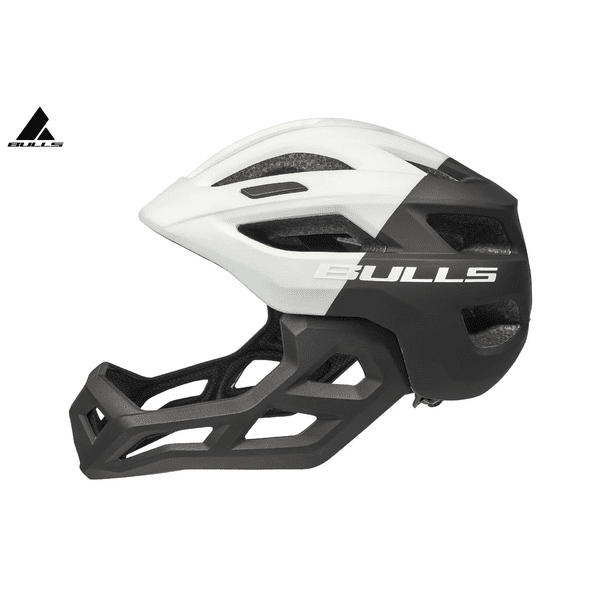 Šalmas Bulls Comox FF 2.0 juoda/balta