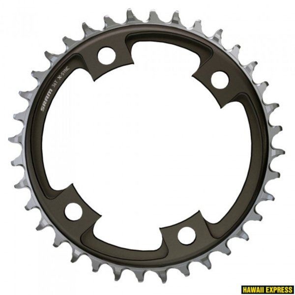 Priekinė žvaigždė SRAM ROAD 36T 107BCD X-SYNC BLAST BLACK