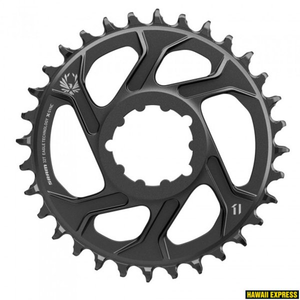 Priekinė žvaigždė SRAM X-SYNC 2 SL 32T Direct Mount 3mm Offset Boost Eagle Black