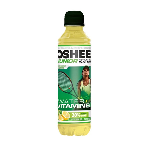 Negazuotas vanduo OSHEE Junior Obuolių-Citrinų 555 ml