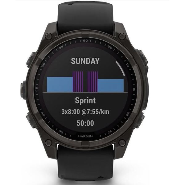 Garmin fenix 8 Solar Sapphire 47mm išmanusis sportinis laikrodis