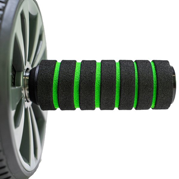 Pilvo preso volelis TUNTURI Pro Exercise Wheel Deluxe, su kelių pagalvėle