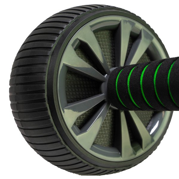 Pilvo preso volelis TUNTURI Pro Exercise Wheel Deluxe, su kelių pagalvėle