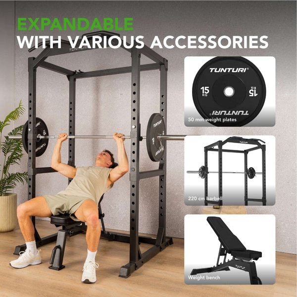 Pritūpęs gręžtuvas TUNTURI PR60 Power Rack