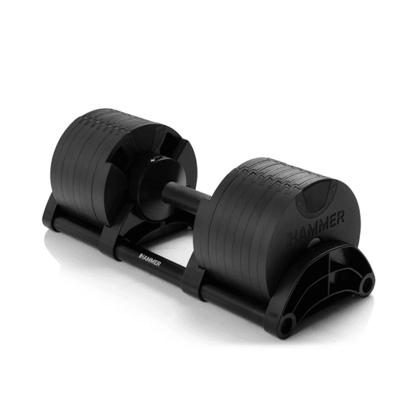 Reguliuojamas hantelis HAMMER SmartLock, 32 kg
