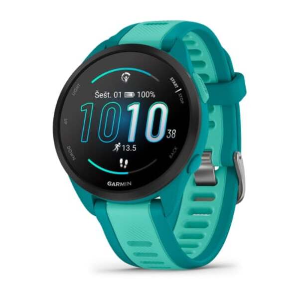 Garmin Forerunner 165 Music išmanusis sportinis laikrodis (Žalsvai mėlynos spalvos)