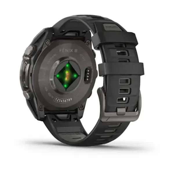 Garmin fenix 8  47mm Sapphire AMOLED išmanusis sportinis laikrodis (Titanium Carbon Grey spalvos)