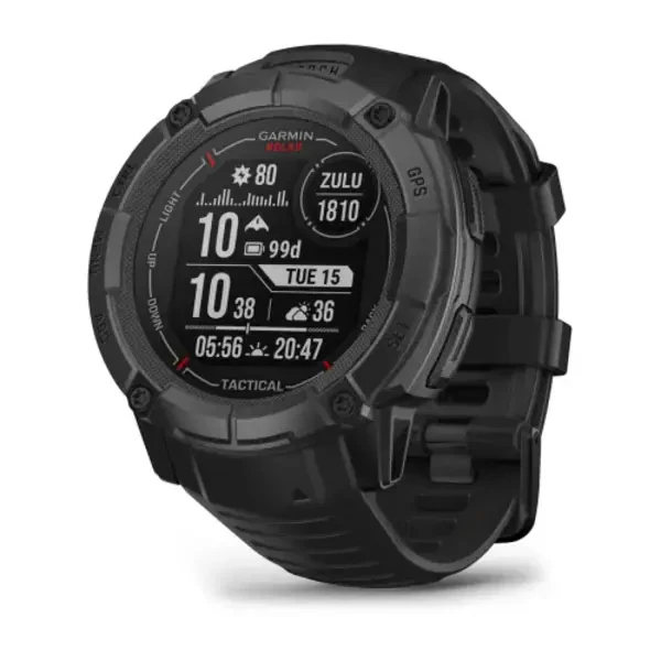 Garmin Instinct® 2x Solar – Tactical Edition“  išmanusis sportinis laikrodis (Juodos spalvos)