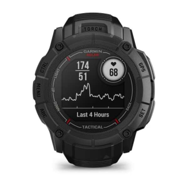 Garmin &bdquo;Instinct&reg; 2x Solar &ndash; Tactical Edition&ldquo;  i&scaron;manusis sportinis laikrodis Tactical Edition, Juoda 