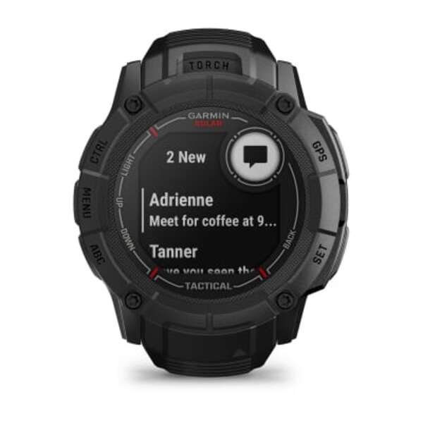 Garmin Instinct® 2x Solar – Tactical Edition“  išmanusis sportinis laikrodis (Juodos spalvos)