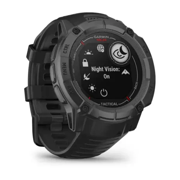Garmin Instinct® 2x Solar – Tactical Edition“  išmanusis sportinis laikrodis (Juodos spalvos)