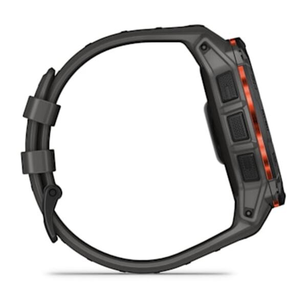 Garmin Instinct&reg; 3 &ndash; 50 mm, Solar i&scaron;manusis sportinis laikrodis Juodas su anglies spalvos dirželiu 