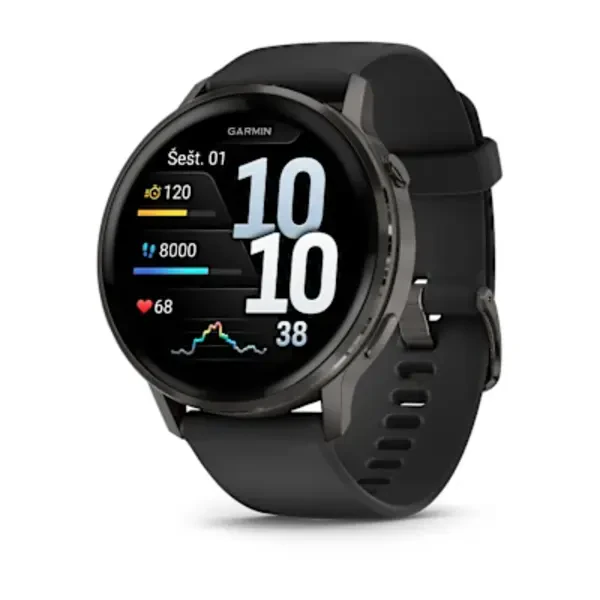 Garmin Venu® 4 – 45 mm Sportinis išmanusis laikrodis (Lunar Slate)
