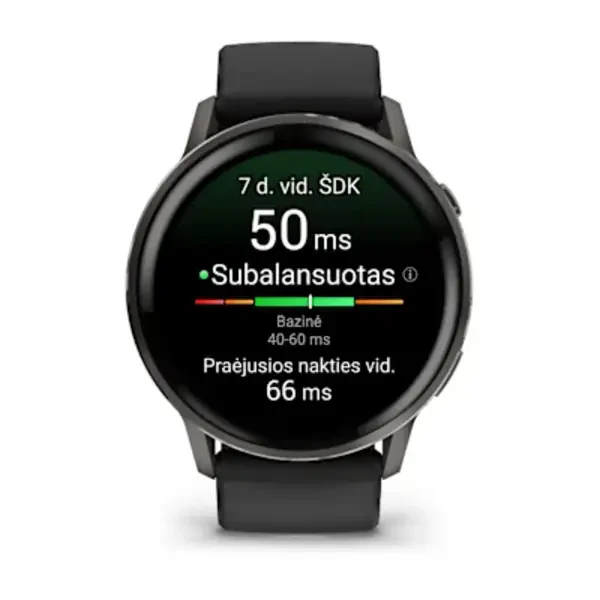 Garmin Venu® 4 – 45 mm Sportinis išmanusis laikrodis (Lunar Slate)
