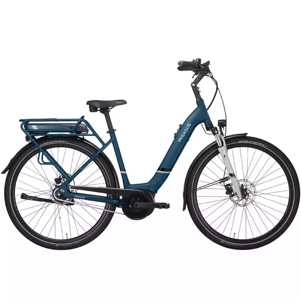 Dviratis 28" elektrinis Pegasus Solero E8F Plus wave BOSCH Sistema 500wh t.mėlyna 