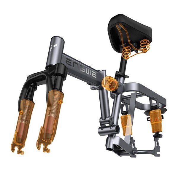 Dviratis 14" elektrinis Engwe T14 baltas