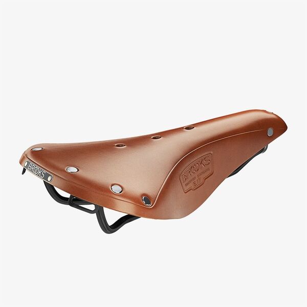 Dviračio balnas Brooks Leder B17 Standard honey
