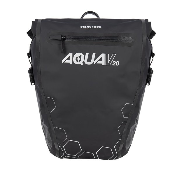 Krepšys OXFORD Aqua V 20 Single QR Pannier Bag Black