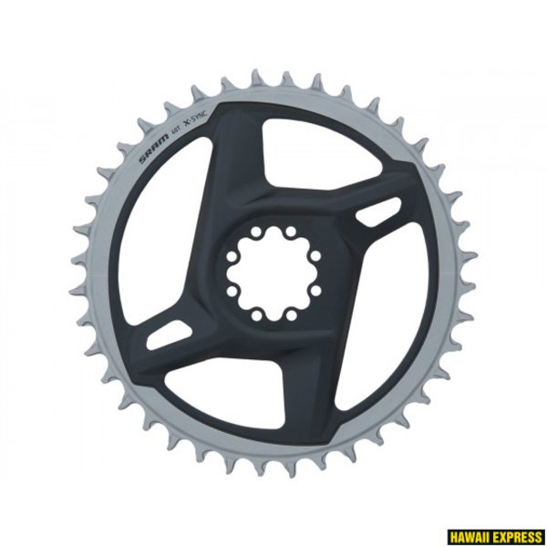 Priekinė žvaigždė SRAM ROAD 46T DM X-SYNC 6.5MM OFFSET - GREY (RED / FORCE) Including 8 chainring bolts