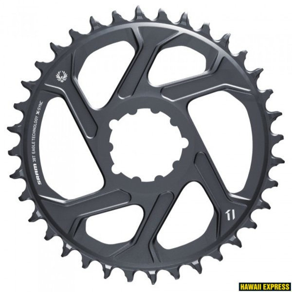 Priekinė žvaigždė SRAM X-SYNC 2 38T Direct Mount 3mm Offset Boost Eagle Polar Grey