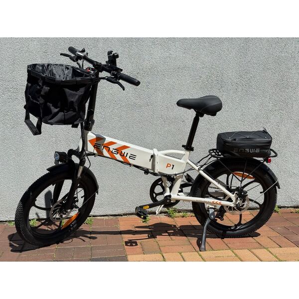 Dviratis 20" elektrinis Engwe P1 baltas