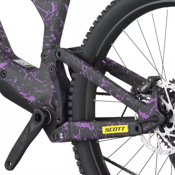 Dviratis 29  SCOTT RANSOM 920 carbon black/crackle purple Scott
