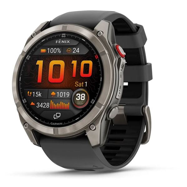 Garmin Fenix 8 Pro išmanusis laikrodis 47MM AMOLED Sapphire Titanium