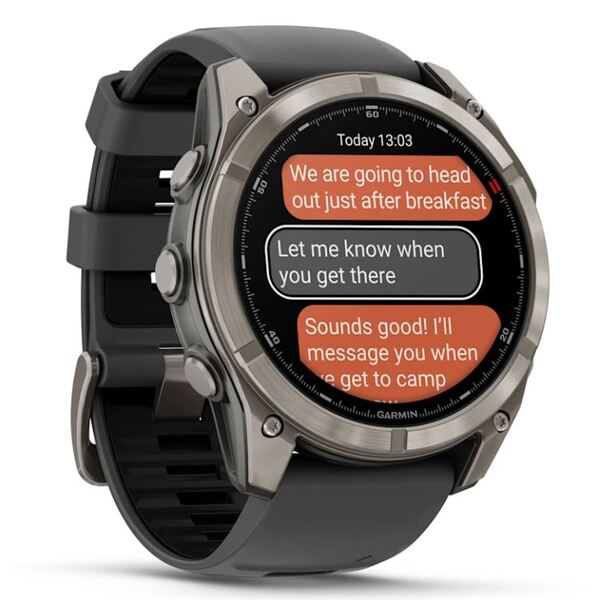 Garmin Fenix 8 Pro išmanusis laikrodis 47MM AMOLED Sapphire Titanium