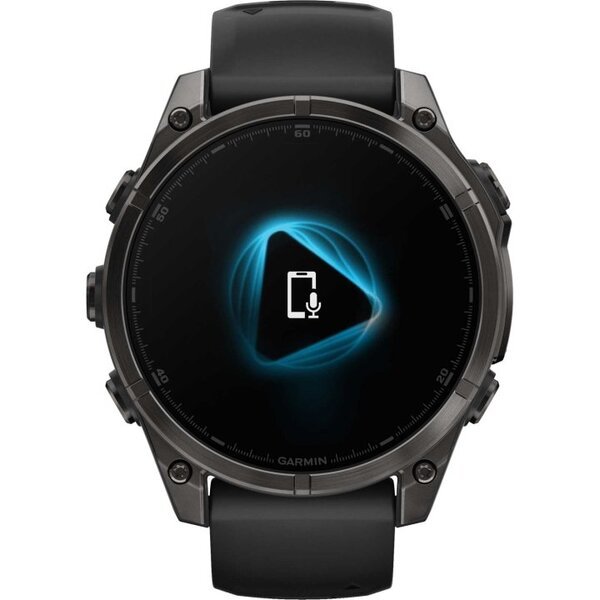 Garmin Fenix 8 AMOLED 47mm išmanusis sportinis laikrodis Sapphire titanium Carbon Grey 