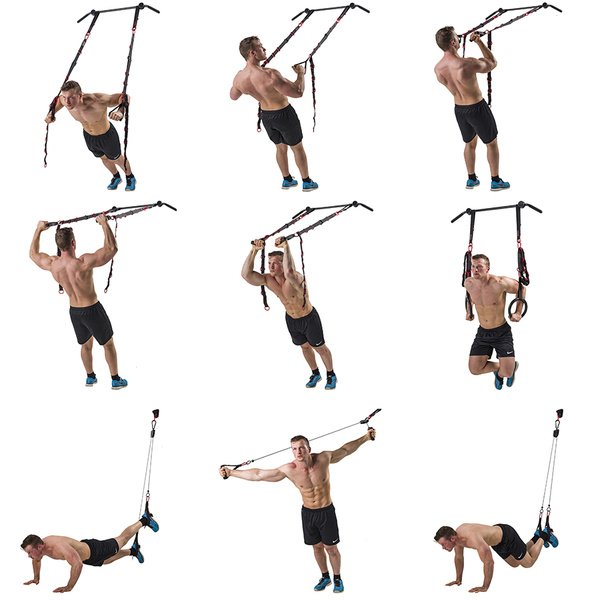 Treniruočių rinkinys Tunturi Pro Suspension Trainer Set