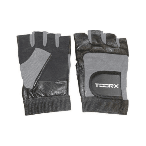 Treniruočių pir&scaron;tinės TOORX Professional Gloves, juodos-pilkos